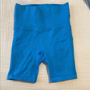 Blue/Aqua Women's Biker shorts